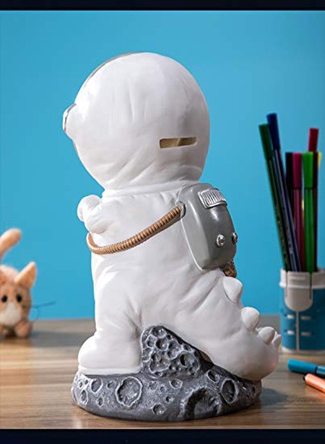 MASSJOY Creative Resin Dinosaur Astronaut Piggy Bank Coin Bank Saving Pot Money Box. - Image 4
